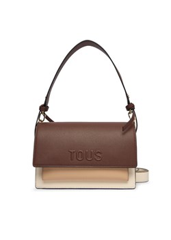 Torebka TOUS Audree Saffiano 2002358201 Brązowy ze sklepu eobuwie.pl w kategorii Torebki damskie - zdjęcie 188071700