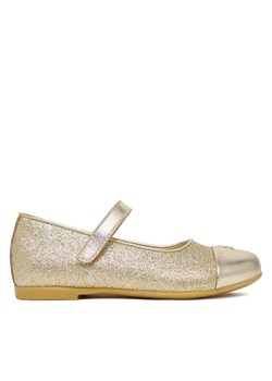 Baleriny Tommy Hilfiger T1A3-34413-0454 S Złoty ze sklepu eobuwie.pl w kategorii Balerinki dziecięce - zdjęcie 188071771