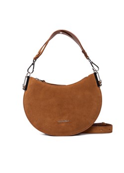 Torebka Coccinelle QKG Coccinellesunup Suede E1 QKG 13 03 01 Brązowy ze sklepu eobuwie.pl w kategorii Torebki damskie - zdjęcie 188071772