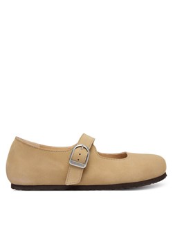 Baleriny Birkenstock Santa Clarita 1031613 Beżowy ze sklepu eobuwie.pl w kategorii Balerinki - zdjęcie 188071863