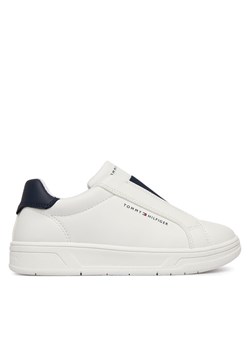 Sneakersy Tommy Hilfiger Low Cut Sneaker T3X9-34359-1355 M Biały ze sklepu eobuwie.pl w kategorii Buty sportowe dziecięce - zdjęcie 188071912