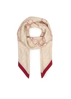 Szal Tommy Hilfiger Chain Silk Large Scarf AW0AW18277 Czerwony ze sklepu eobuwie.pl w kategorii Szaliki i chusty damskie - zdjęcie 188074274