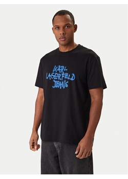 Karl Lagerfeld Jeans T-Shirt B1M17065 Czarny Regular Fit ze sklepu MODIVO w kategorii T-shirty męskie - zdjęcie 188074454