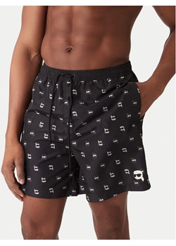 KARL LAGERFELD Szorty kąpielowe A3M46007 Czarny Regular Fit ze sklepu MODIVO w kategorii Kąpielówki - zdjęcie 188074483