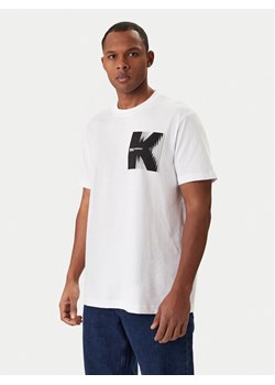 Karl Lagerfeld Jeans T-Shirt B1M17066 Biały Regular Fit ze sklepu MODIVO w kategorii T-shirty męskie - zdjęcie 188074724