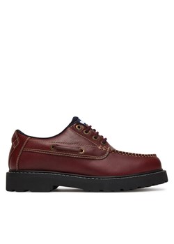 Tommy Jeans Półbuty Archive '01 Boat Shoe Leather EM0EM01651 Brązowy ze sklepu MODIVO w kategorii Półbuty męskie - zdjęcie 188074763