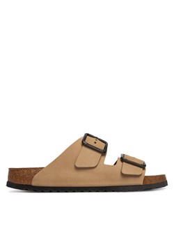 Birkenstock Klapki Arizona Wire Buckle 1031627 Beżowy ze sklepu MODIVO w kategorii Klapki męskie - zdjęcie 188074773