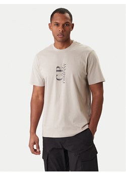 C.P. Company T-Shirt 20CMTS084A005100W Beżowy Regular Fit ze sklepu MODIVO w kategorii T-shirty męskie - zdjęcie 188074794