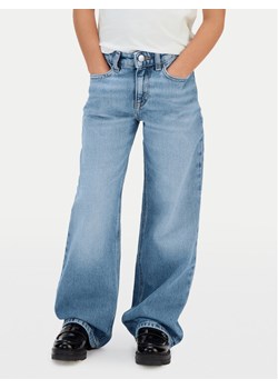 Calvin Klein Jeans Jeansy IG0IG03053 Niebieski Wide Leg ze sklepu MODIVO w kategorii Spodnie dziewczęce - zdjęcie 188074881