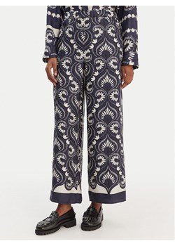 Weekend Max Mara Spodnie materiałowe Ottico 2615131011 Granatowy Wide Leg ze sklepu MODIVO w kategorii Spodnie damskie - zdjęcie 188074983