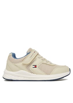 Tommy Hilfiger Sneakersy T3X9-34378-1697 M Beżowy ze sklepu MODIVO w kategorii Buty sportowe dziecięce - zdjęcie 188075041