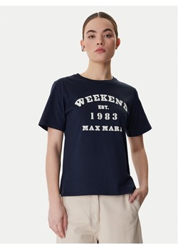 Weekend Max Mara T-Shirt Tenue 2615971051 Granatowy Regular Fit ze sklepu MODIVO w kategorii Bluzki damskie - zdjęcie 188075180