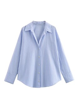 Bawełniana damska koszula - Niebieski S ze sklepu Intimica.pl w kategorii Koszule damskie - zdjęcie 188081141