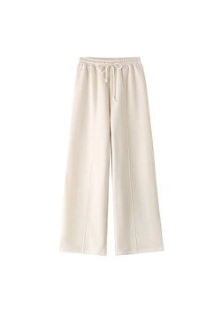 Eleganckie damskie spodnie dresowe - Beżowy S ze sklepu Intimica.pl w kategorii Spodnie damskie - zdjęcie 188081200