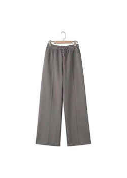 Eleganckie damskie spodnie dresowe - Szary S ze sklepu Intimica.pl w kategorii Spodnie damskie - zdjęcie 188081201