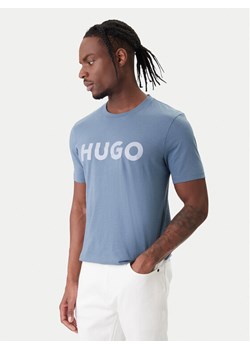 HUGO T-Shirt Dulivio 50467556 Niebieski Regular Fit ze sklepu MODIVO w kategorii T-shirty męskie - zdjęcie 188081290