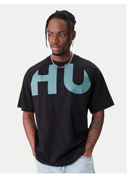 HUGO T-Shirt Nalftee 50552485 Czarny Loose Fit ze sklepu MODIVO w kategorii T-shirty męskie - zdjęcie 188081340