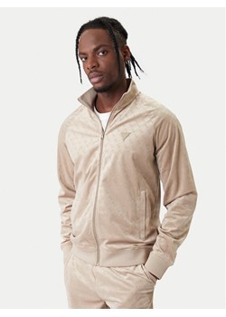 Guess Bluza Z6RQ01 KD612 Beżowy Regular Fit ze sklepu MODIVO w kategorii Bluzy męskie - zdjęcie 188081341