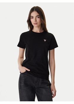 Guess Jeans T-Shirt W4YI10 J1314 Czarny Regular Fit ze sklepu MODIVO w kategorii Bluzki damskie - zdjęcie 188081351
