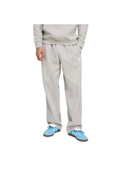 Spodnie męskie adidas Originals Trefoil Essentials Open Hem JW9157 - szare ze sklepu streetstyle24.pl w kategorii Spodnie męskie - zdjęcie 188081852