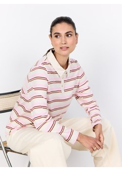 soyaconcept® Damska koszulka polo - SC-Base Kobiety Bawełna piaskowy w paski ze sklepu vangraaf w kategorii Bluzki damskie - zdjęcie 188082053