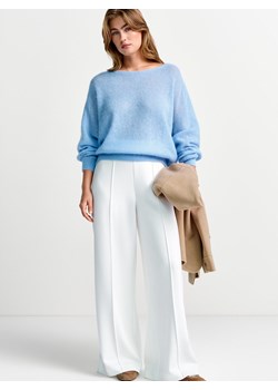 Rich & Royal Damski sweter z dzianiny z zawartością alpaki i wełny Kobiety jasnoniebieski jednolity ze sklepu vangraaf w kategorii Swetry damskie - zdjęcie 188082064
