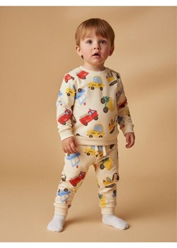 Sinsay - Komplet dresowy ze wzorem - kremowy ze sklepu Sinsay w kategorii Komplety chłopięce - zdjęcie 188083162