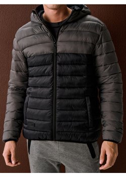 Sinsay - Kurtka puffer z kapturem - czarny ze sklepu Sinsay w kategorii Kurtki męskie - zdjęcie 188083191