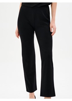 Sinsay - Spodnie straight leg z dzianiny roma - czarny ze sklepu Sinsay w kategorii Spodnie damskie - zdjęcie 188083334