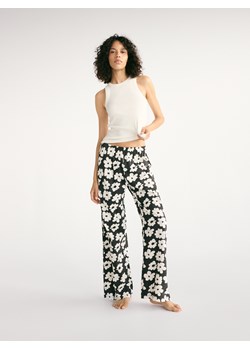 Reserved - Dwuczęściowa piżama - czarny ze sklepu Reserved w kategorii Piżamy damskie - zdjęcie 188087001