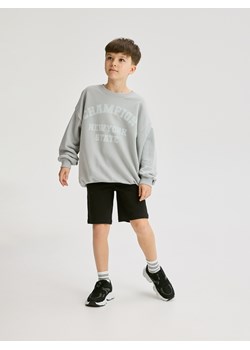 Reserved - Bawełniane szorty - czarny ze sklepu Reserved w kategorii Spodenki chłopięce - zdjęcie 188087282