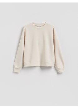 Reserved - Bluza z modalem - beżowy ze sklepu Reserved w kategorii Bluzy damskie - zdjęcie 188087561