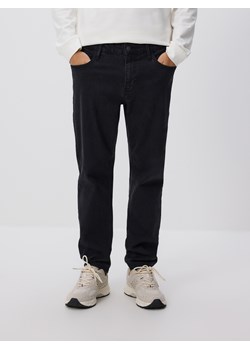 Reserved - Jeansy slim z efektem sprania - czarny ze sklepu Reserved w kategorii Jeansy męskie - zdjęcie 188087970