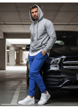 Spodnie męskie dresowe niebieskie Dstreet UX2710 ze sklepu DSTREET.PL w kategorii Spodnie męskie - zdjęcie 188088134