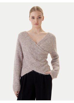 ONLY Sweter Zaggie 15376349 Beżowy Regular Fit ze sklepu MODIVO w kategorii Swetry damskie - zdjęcie 188088444