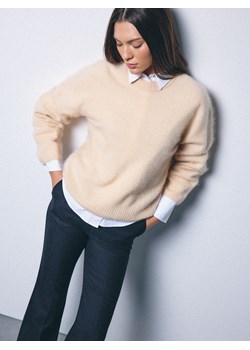 Mohito - Wełniany sweter - beżowy ze sklepu Mohito w kategorii Swetry damskie - zdjęcie 188089433
