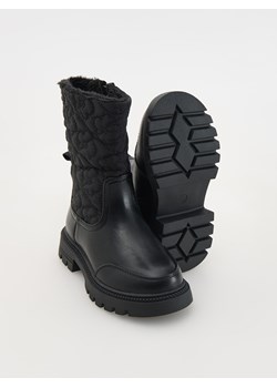 Reserved - Ocieplane kozaki - czarny ze sklepu Reserved w kategorii Buty zimowe dziecięce - zdjęcie 188089791