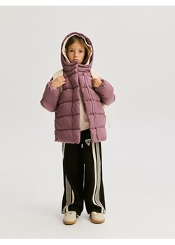 Reserved - Wodoodporna kurtka z kapturem - fioletowy ze sklepu Reserved w kategorii Kurtki dziewczęce - zdjęcie 188090271