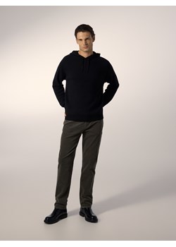 Reserved - Wełniany sweter z kapturem - czarny ze sklepu Reserved w kategorii Swetry męskie - zdjęcie 188090664