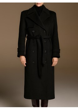 Reserved - Płaszcz z wełną - czarny ze sklepu Reserved w kategorii Płaszcze damskie - zdjęcie 188090722