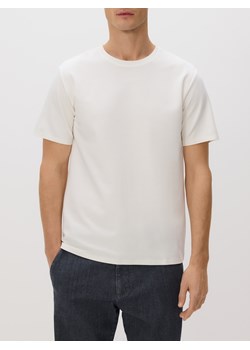 Reserved - Gładki t-shirt regular fit - złamana biel ze sklepu Reserved w kategorii T-shirty męskie - zdjęcie 188090814