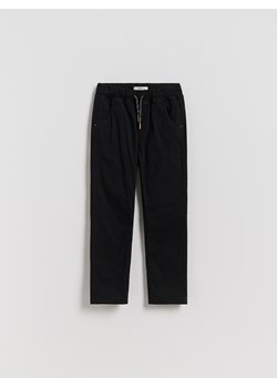 Reserved - Ocieplane spodnie - czarny ze sklepu Reserved w kategorii Spodnie chłopięce - zdjęcie 188090934