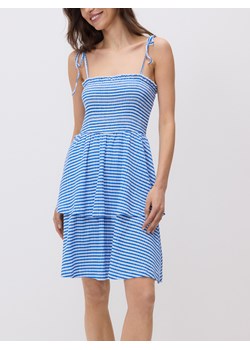 Reserved - Sukienka w paski - jasnoniebieski ze sklepu Reserved w kategorii Sukienki - zdjęcie 188090993