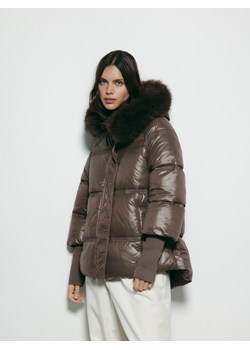 Reserved - Pikowana kurtka - brązowy ze sklepu Reserved w kategorii Kurtki damskie - zdjęcie 188091031