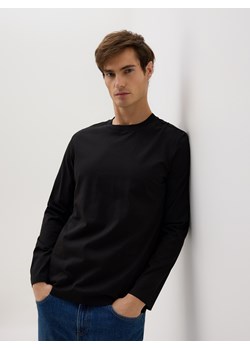 Reserved - Longsleeve regular z przeszyciami - ciemnoszary ze sklepu Reserved w kategorii T-shirty męskie - zdjęcie 188091064