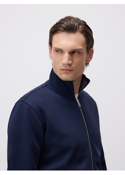 Reserved - Gładka bluza ze stójką - granatowy ze sklepu Reserved w kategorii Bluzy męskie - zdjęcie 188091102