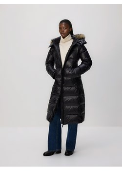 Reserved - Puchowa kurtka z kapturem - czarny ze sklepu Reserved w kategorii Płaszcze damskie - zdjęcie 188091122