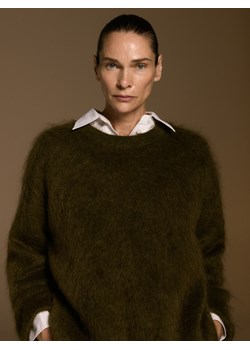 Reserved - Sweter z moherem - oliwkowy ze sklepu Reserved w kategorii Swetry damskie - zdjęcie 188091314