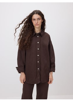 Reserved - Jeansowa koszula - dark grey jeans ze sklepu Reserved w kategorii Koszule damskie - zdjęcie 188091350