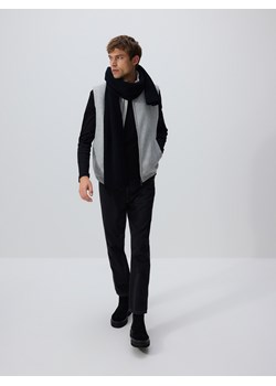 Reserved - Kamizelka z domieszką wełny - jasnoszary ze sklepu Reserved w kategorii Kamizelki męskie - zdjęcie 188091624